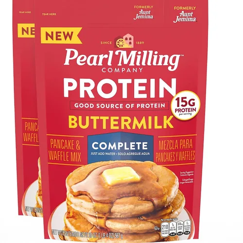 Vista 7 de Pearl Milling Company Mezcla de panqueques de proteínas, bolsa individual, 20 onzas