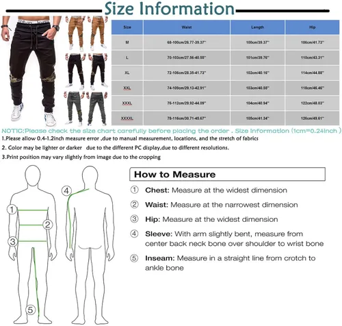 Vista 7 de Pantalones deportivos casuales elásticos para hombre, pantalones deportivos sólidos holgados bolsillos pantalones hojas Slim Black Series 3D