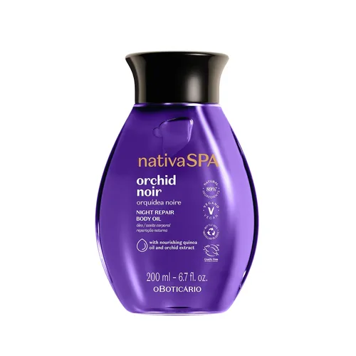 Vista 9 de Nativa SPA by O Boticário, Aceite corporal Açaí, hidratante perfumado, 6.8 onzas