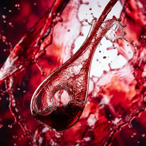 Vista 5 de QWORK Decantador de vino de cristal, jarra de vino tinto soplada a mano en forma de caracol, aireador y dispensador de 33.8 fl oz para bar casero
