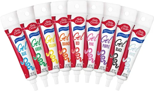 Vista 4 de Betty Crocker Gel decorativo rojo, 0.68 oz