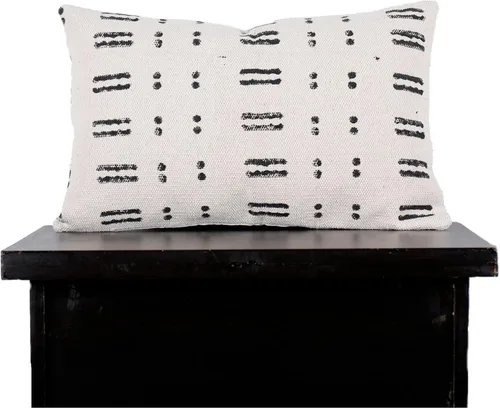 Vista 27 de Trade Star Mudcloth - Funda de cojín decorativa para lumbar, 100% algodón, color índigo, estilo granja, funda de almohada gruesa, estilo bohemio