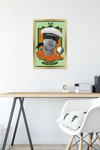 Vista 63 de Trends International Caddyshack - Póster de pared Be the Ball, 14.725 x 22.375 pulgadas, versión enmarcada de madera de granero