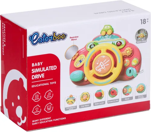 Vista 9 de Caterbee Juguetes para volante de conductor Baby Turn and Learn (azul)