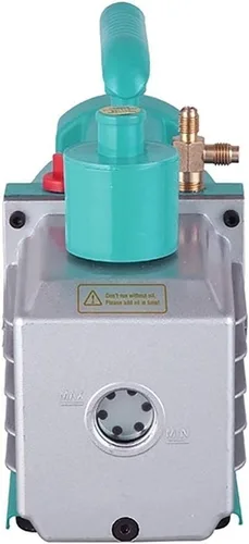 Vista 3 de ATO - Bomba de vacío de paletas rotativas de una etapa de 2.5CFM/10CFM, bomba de vacío monofásica universal, para aire acondicionado, refrigeración