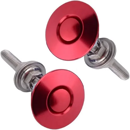 Vista 12 de Paquete de 2 clips de cierre rápido con botón de presión para cofre, kit de cierre universal de 1.25 pulgadas/32 mm de diámetro, aleación