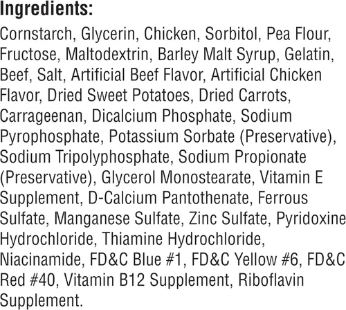 Vista 6 de SmartBones - Masticables medianos con carne de vacuno real, 4 unidades, sin piel cruda para perros