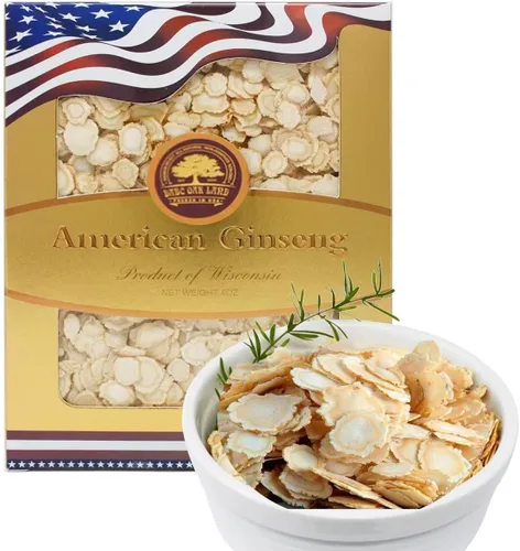 Vista 15 de Rebanadas de ginseng americano de Wisconsin, DOL American Wisconsin - Rodajas de ginseng para té, energía para hombres y mujeres, la salud mental