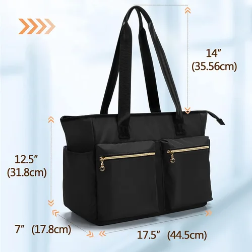Vista 25 de Damero Bolsa de enfermera con funda para laptop para el trabajo y el cuidado del hogar, estudiantes de medicina