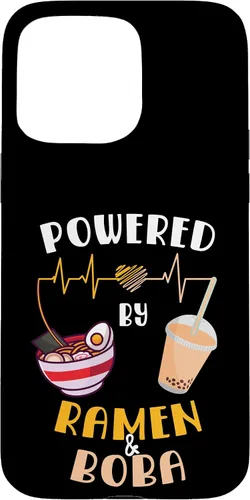 Vista 31 de Powered by Ramen & Boba Tea - Linda funda Kawaii Ramen Soup para iPhone 17