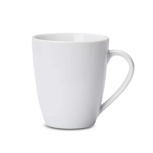 Vista 2 de Amazon Basics Porcelana, juego de tazas de café de 12 onzas, 12 unidades, color blanco