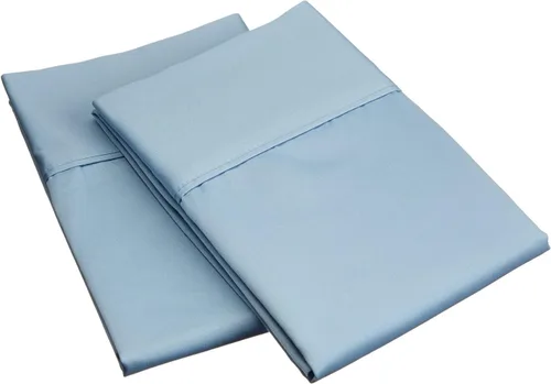 Vista 12 de Superior Juego de funda de almohada de algodón egipcio de 700 hilos, moderno satén sólido, naturalmente transpirable y refrescante, funda