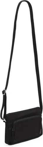 Vista 2 de Vera Bradley - Bolsa cruzada de algodón Little Hipster para mujer, con protección con interferencia de radiofrecuencia