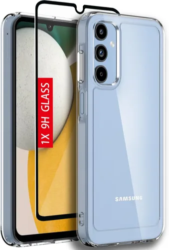 Vista 8 de Funda para teléfono Samsung Galaxy-A15-5G: Cubierta de teléfono a prueba de golpes de grado militar con protector de pantalla de vidrio templado