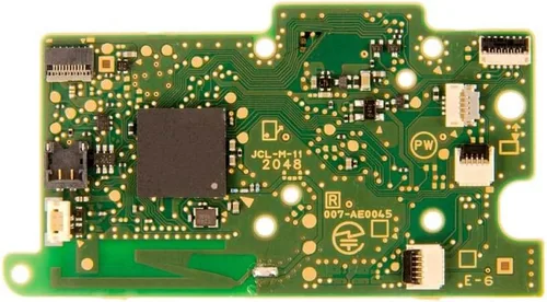 Vista 2 de Controlador (izquierda) placa base para Nintendo Switch con tarjeta separadora