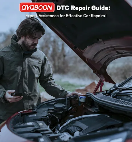 Vista 8 de QYQBOON Escáner OBD2 Bluetooth para automóviles - Herramientas de escaneo OBD2 inalámbricas y lector de códigos para iPhone/Android, herramienta
