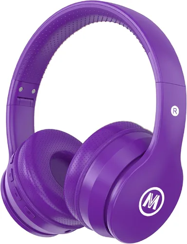 Vista 12 de Mokata Auriculares Bluetooth inalámbricos/con cable para niños, volumen limitado, 85/110 dB, protección plegable sobre la oreja, auriculares