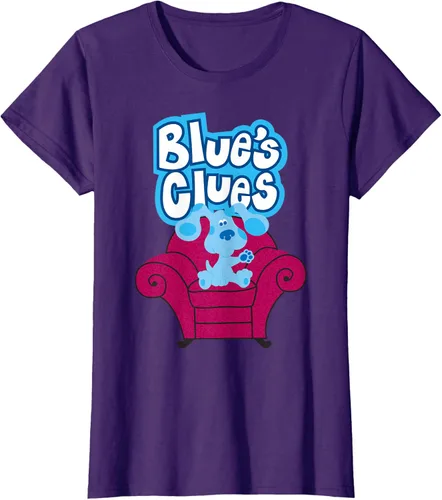 Vista 9 de Camiseta Blue's Clues On Red Sofa Negro