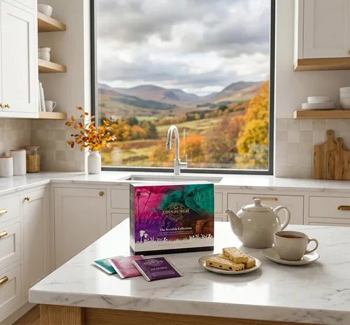 Vista 3 de Edinburgh Tea & Coffee Company, The Scottish Collection - Paquete variado de 4 sabores, 40 sobres de té