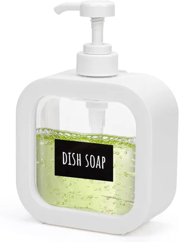 Vista 12 de Segbeauty Dispensador de jabón de manos de 16.9 onzas, dispensador de jabón líquido a prueba de fugas de 16.9 fl oz para baño, dispensadores de Negro