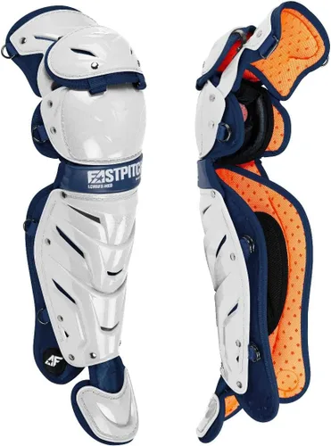 Vista 27 de All-Star Adult System 7 - Protector de piernas, recortado gris, corto de 15.5 pulgadas de longitud