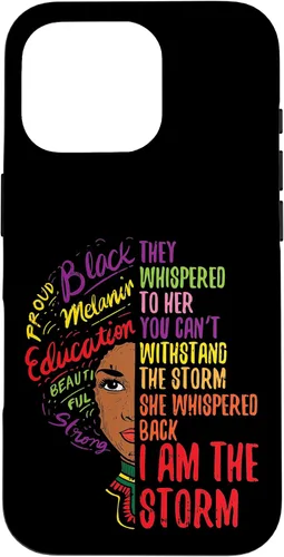 Vista 20 de I Am The Storm BLM Melanin Women African Black History Pride Case for iPhone 17
