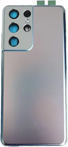 Vista 3 de Galaxy S21 Ultra - Carcasa de repuesto para Samsung Galaxy S21U S21 Ultra 5G SM-G998B G998U G998U1 G998U1 G998W con lente de cámara de vidrio