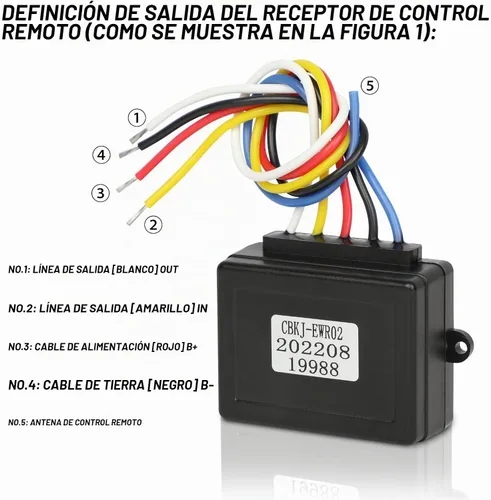 Vista 3 de X-BULL Nuevo Kit de Control Remoto Inalámbrico 2 con Interruptor de Mano para Coche, ATV, SUV, 12V