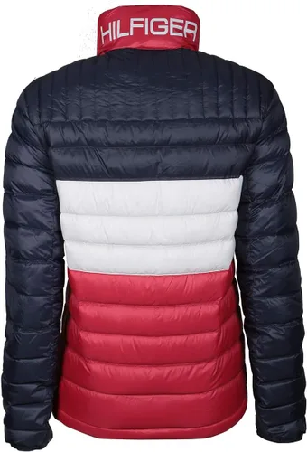 Vista 2 de Tommy Hilfiger Chaqueta acolchada plegable con aislamiento de plumón real para hombre