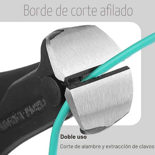 Vista 4 de Bates - Extractor de uñas de pata de gato, alicates de corte de extremo, extractor de grapas, herramienta de carpintero Herramienta removedor