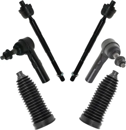 Vista 246 de TRQ Kit de dirección delantera con barra de acoplamiento de fuelle de piñón y cremallera compatible con Toyota Echo 2000-2005