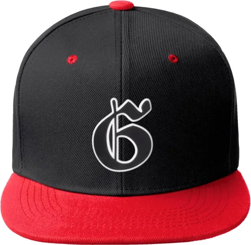 Vista 246 de Daxton Gorra clásica con visera de billete plano con letras del alfabeto inglés antiguo de la A a la Z