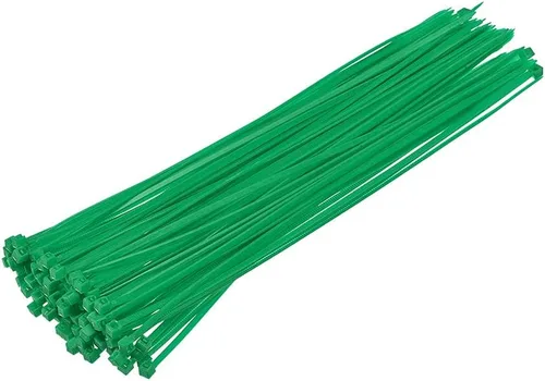 Vista 15 de uxcell Bridas para cables de nailon con cierre automático de 4 pulgadas, color azul cielo, 100