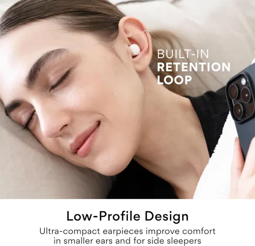 Vista 4 de MEE audio SleepTones - Auriculares para dormir con Bluetooth para dormir de Beige