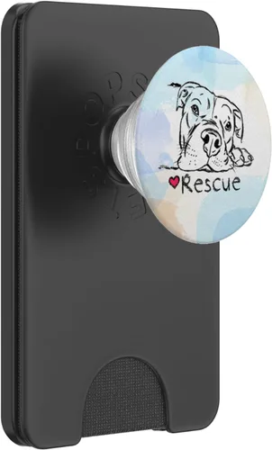 Vista 7 de Pitbull Mom Pitbull Dad Best Pitbull Mama Dog Rescuer PopSockets intercambiables PopGrip