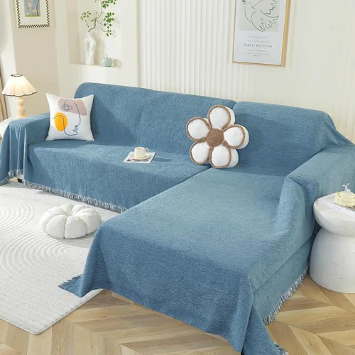 Vista 9 de OstepDecor Fundas para sofá modular, 2 piezas, manta de sofá en forma de L, funda de sofá seccional, lavable, fundas para sofá chaise lounge