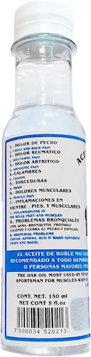 Vista 2 de Aceite de corteza de roble para calambres Dolor artrítico/Aceite del Roble para torceduras