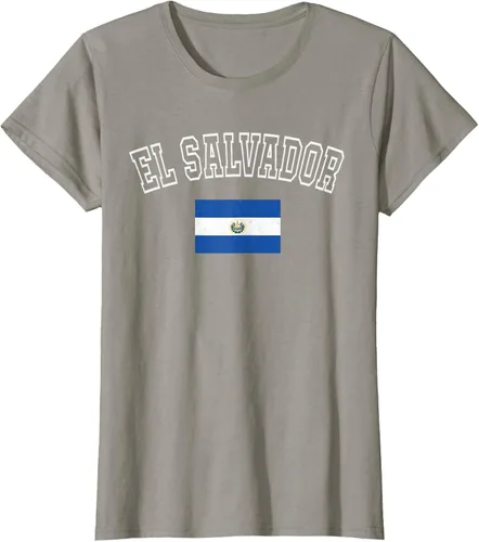 Vista 78 de Camiseta vintage con diseño de la bandera de El Salvador