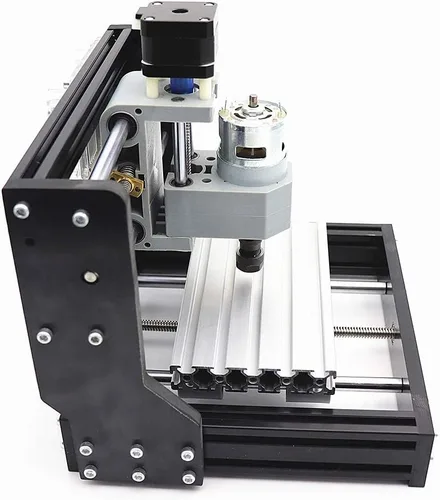 Vista 4 de CNCTOPBAOS Fresadora CNC 1610 PRO, con controlador GRBL fuera de línea, 3 ejes de escritorio DIY Mini CNC Router Kit Grabado Tallado PVC, PCB