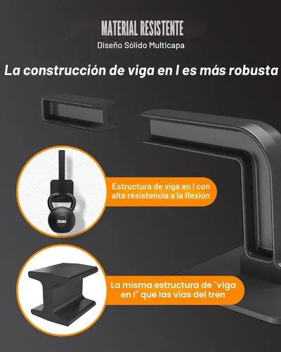 Vista 7 de Estante para sombreros para almacenamiento de sombreros (paquete de 4), organizador de sombreros multiusos, ganchos de pared de adhesivo fuerte