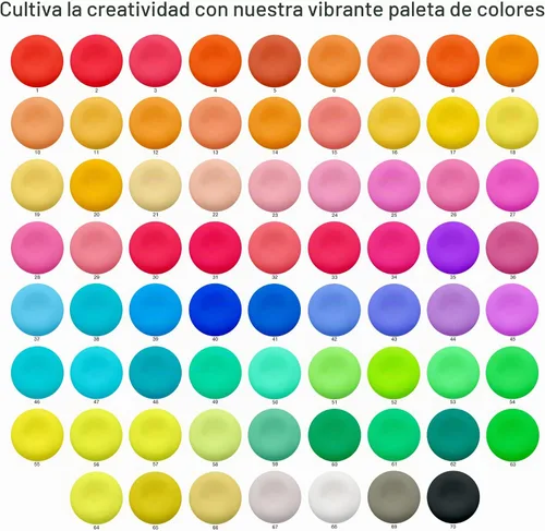 Vista 8 de FlyFlag - Arcilla de secado al aire – 70 colores, ultraligera y suave, arcilla de modelado no tóxica para niños con herramientas y tutoriales