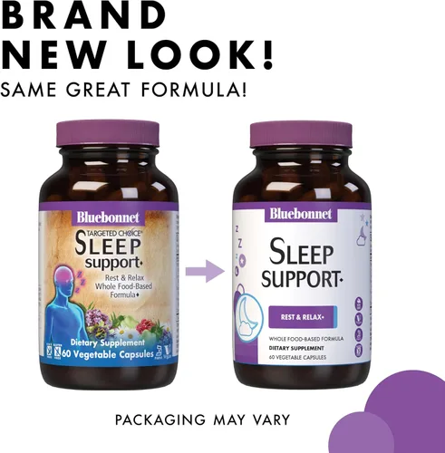 Vista 2 de Bluebonnet Nutrition Targeted Choice - Fórmula a base de alimentos integrales para apoyo, descanso y relajación, sin soja, sin gluten, kosher, sin