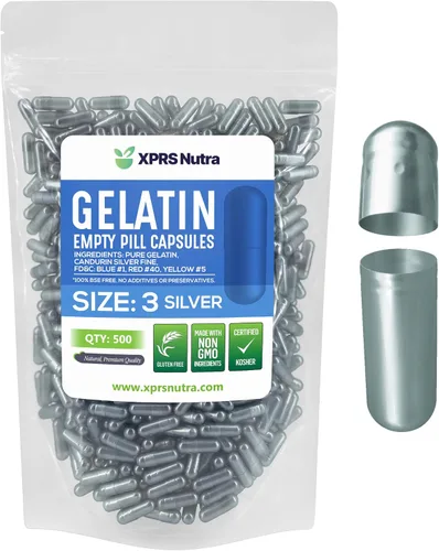 Vista 17 de XPRS Nutra Cápsulas vacías tamaño 3 – 1000 cápsulas vacías de gelatina – Pastillas de relleno de cápsulas de bricolaje – Tapa de gel de píldora
