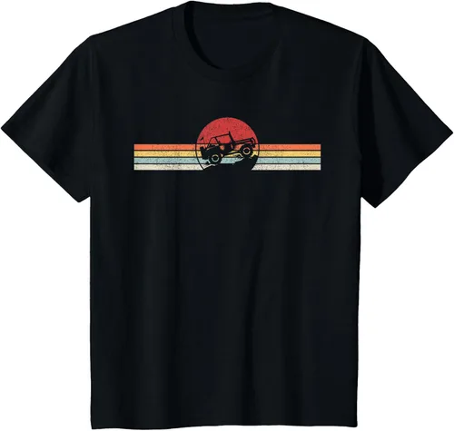 Vista 36 de Camiseta retro vintage Off Road 4X4 Negro