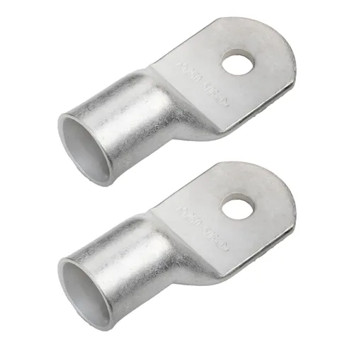 Vista 87 de SELTERM 5 piezas terminales de cable de cobre estañado 1/0 AWG perno de 1/2", extremos de cable de batería, terminales de anillo, conectores
