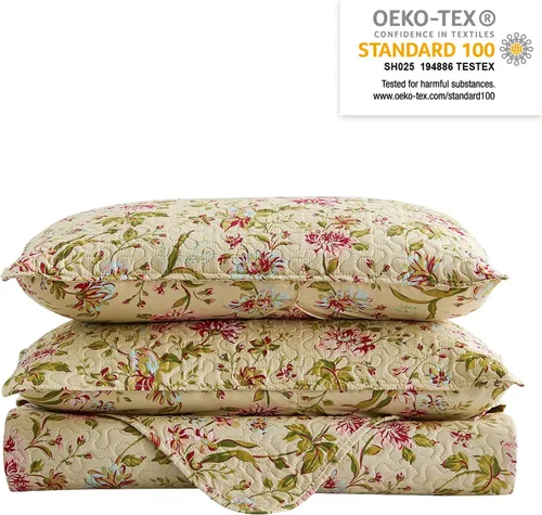 Vista 6 de JML Juego de Edredón Tamaño Full/Queen - Microfibra Cepillada - 3 Piezas - Suave y Transpirable, Juego de Ropa de Cama Estampada Liviana