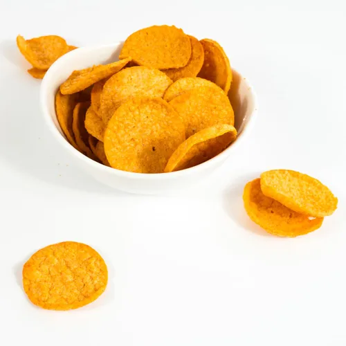 Vista 9 de ProtiFit Chips de proteína para barbacoa, 0.53 oz de proteína, 0.14 oz de carbohidratos netos, bajas en calorías, 1.31 oz (paquete de 7)