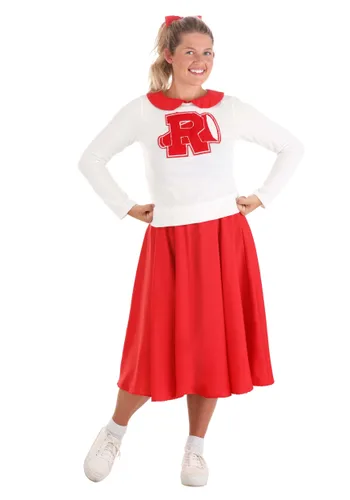 Vista 2 de Disfraz de Animadora de Rydell High para Mujer de Grease Multicolor