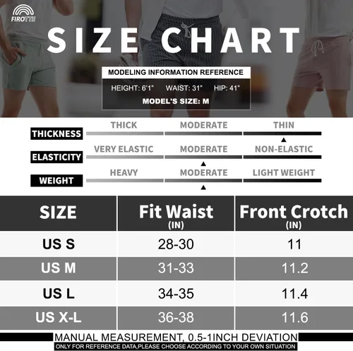 Vista 6 de FIROTTII Pantalones cortos de entrenamiento para hombre, entrepierna de 5 pulgadas, pantalones cortos deportivos casuales para hombre