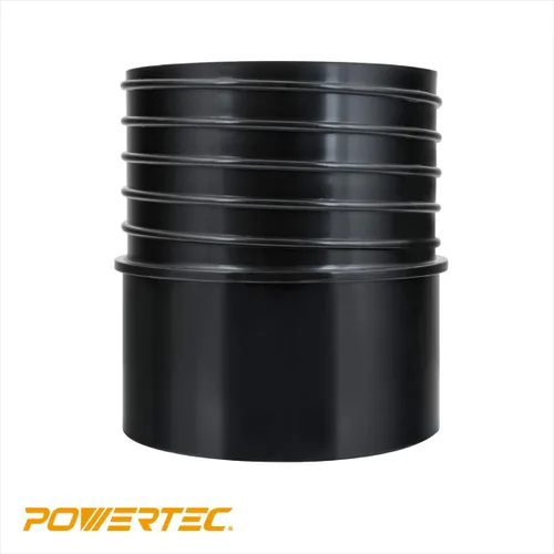 Vista 3 de POWERTEC 70285 Empalme de conexión rápida de 4 "para tubería de PVC DWV con extremo roscado izquierdo a manguera flexible de 4" I.D.